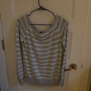Off the shoulder brandy melville striped long sleeve